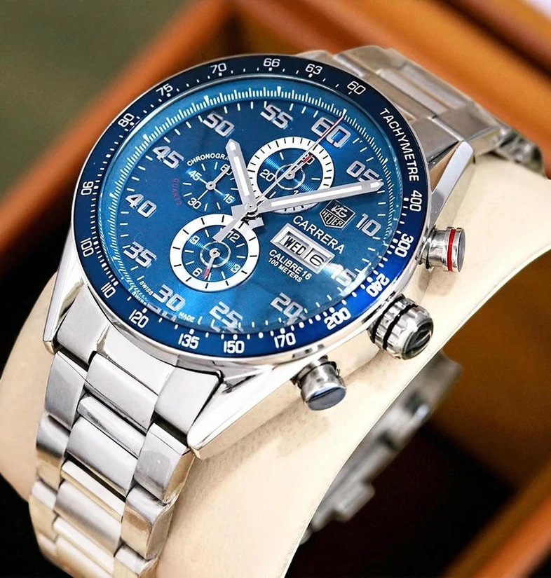 Tag Heuer Carrera Calibre 16 Blue Dial Watch Pakistan 1765832418 D4929fde