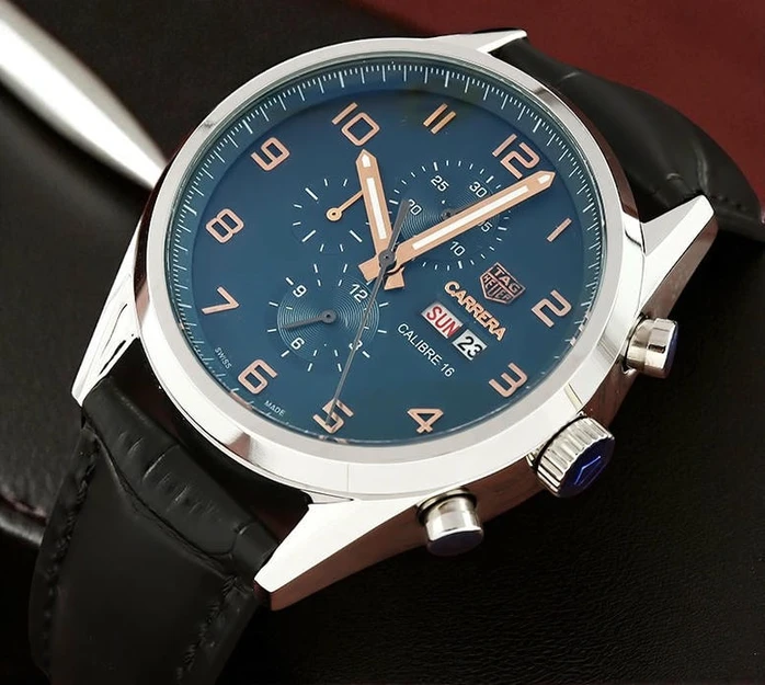 Tag Heuer Carrera Calibre 16 Chronograph Blue Dial Watch 2 Pakistan 1765832419 Ac0746fa