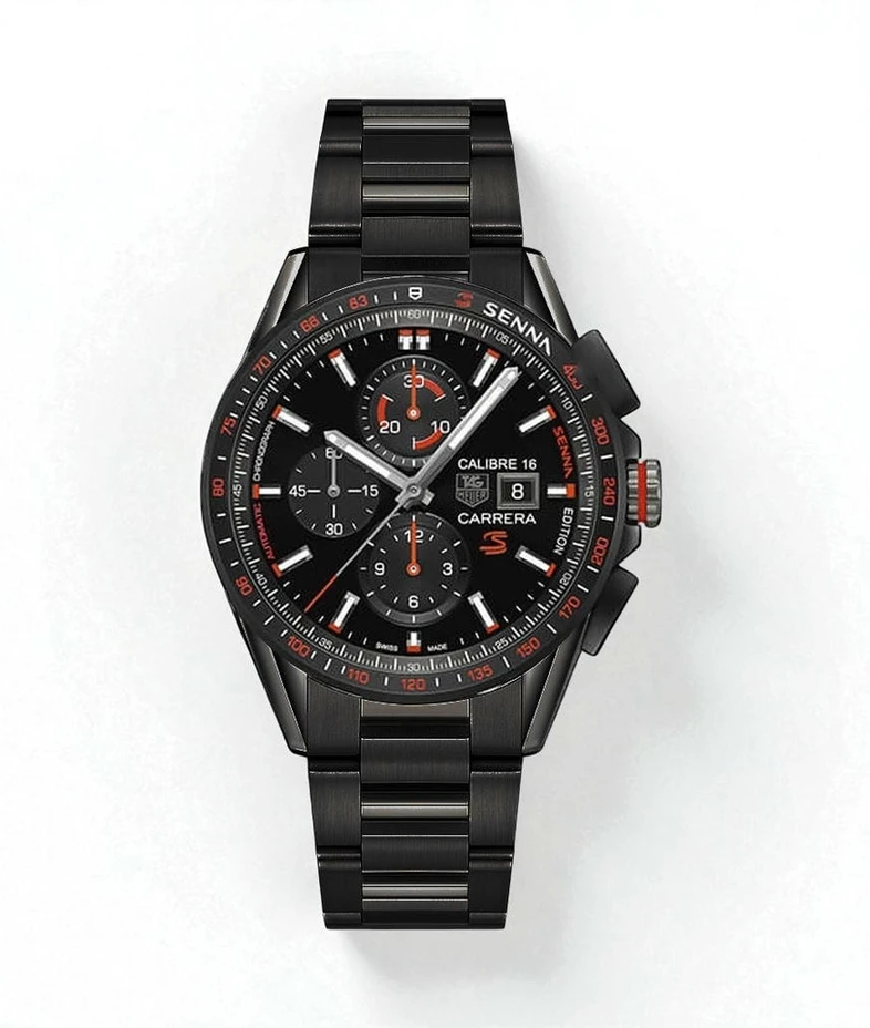 Tag Heuer Carrera Calibre 16 Senna Edition Watch 1 1 Pakistan