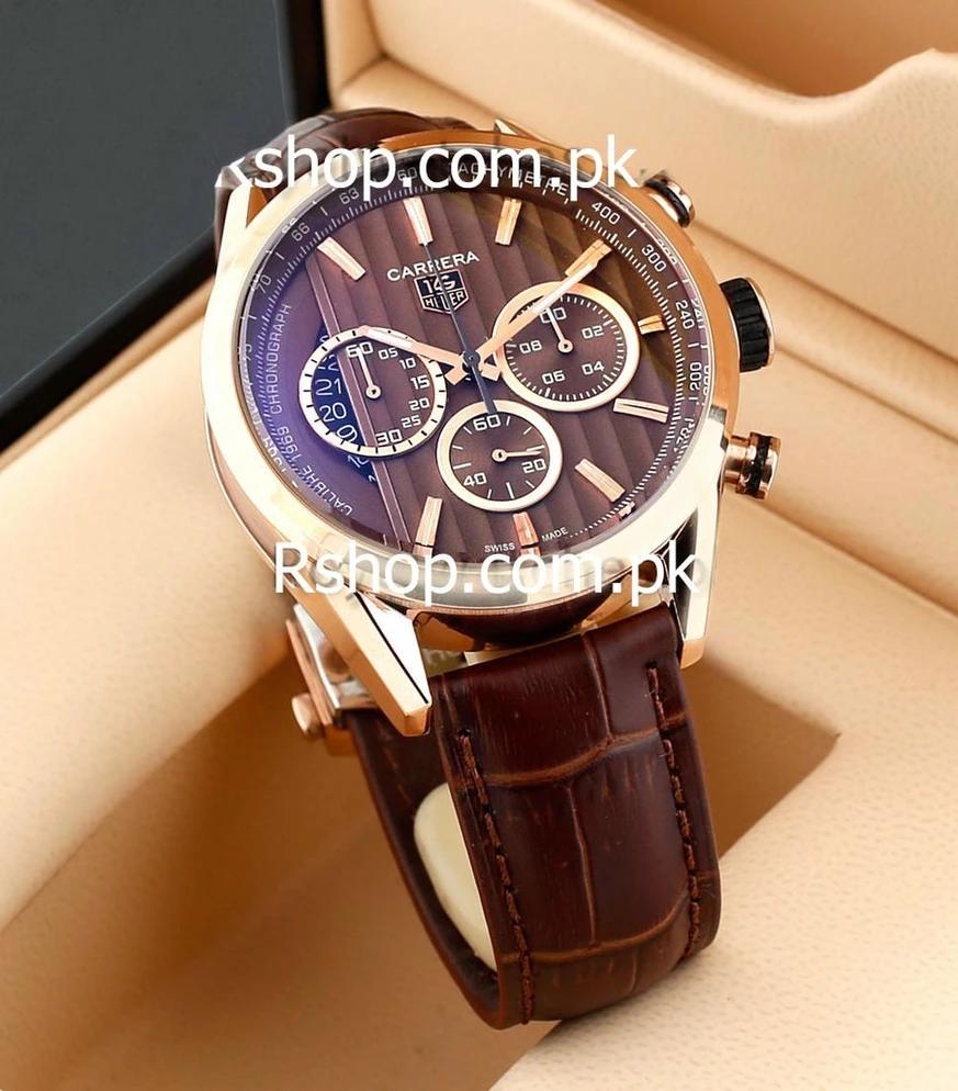 Tag Heuer Carrera Calibre 1969 Chronograph Brown Watch Pakistan