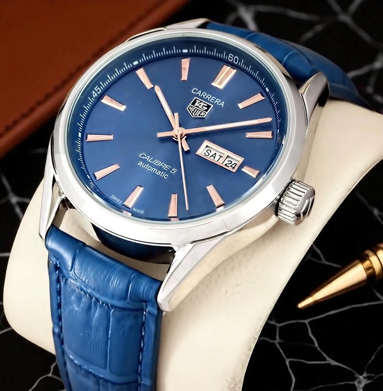 Tag Heuer Carrera Calibre 5 Day Date Blue Watch Pakistan