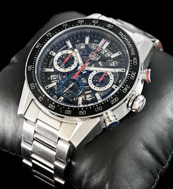 Tag Heuer Carrera Calibre Heuer 01 Automati Skeleton Dial Men S Watch Compressed Pakistan