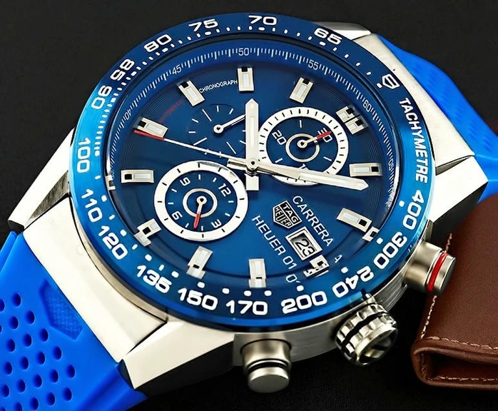 Tag Heuer Carrera Calibre Heuer 01 Blue Watch532 Pakistan