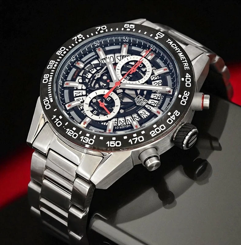 Tag Heuer Carrera Calibre Heuer 01 Skeleton Dial Watch Pakistan