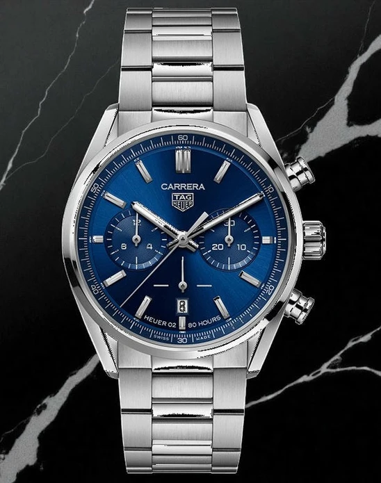 Tag Heuer Carrera Calibre Heuer 02 Blue Dial Watch Pakistan