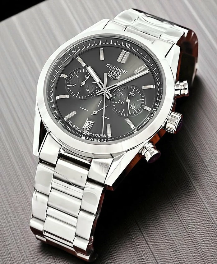 Tag Heuer Carrera Chronograph Silver Dial Watch Pakistan