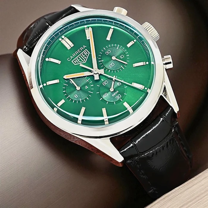Tag Heuer Carrera Green Dial Watch Pakistan