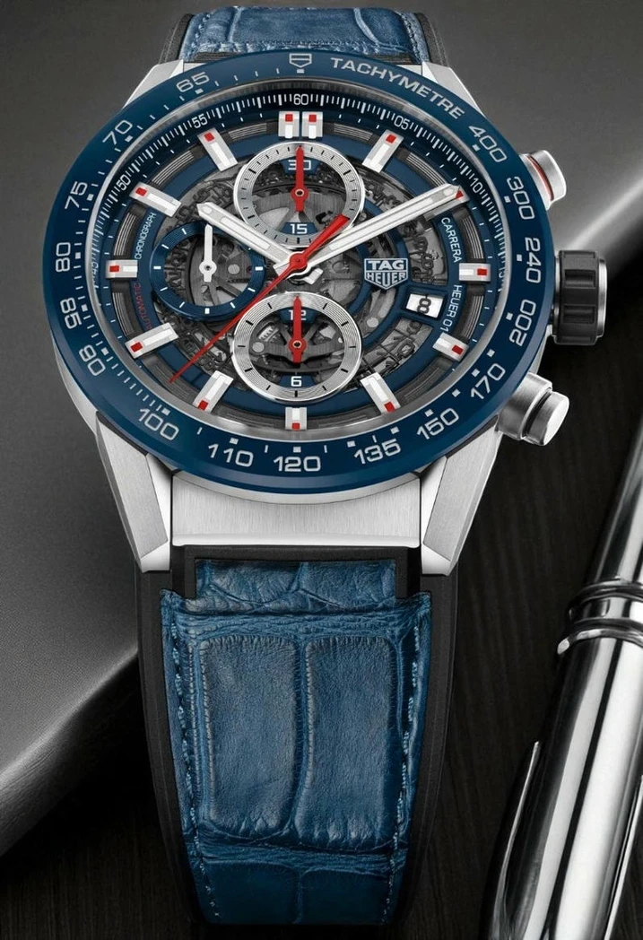 Tag Heuer Carrera Heuer 01 43mm Car201tfc6406 2017 Ablogtowatch 4 1 Pakistan