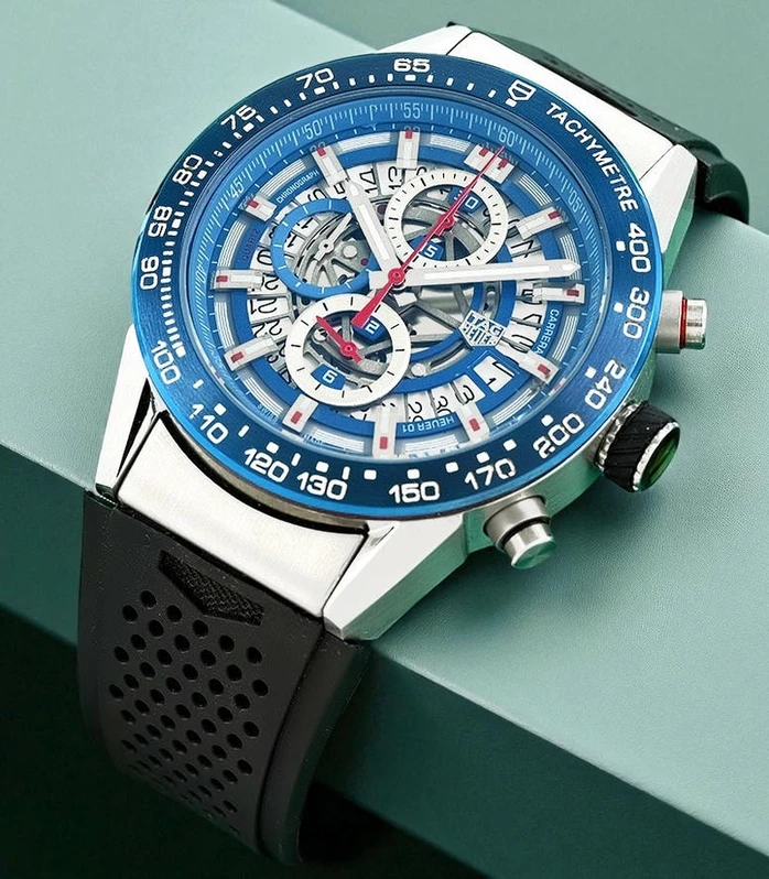 Tag Heuer Carrera Heuer 01 Blue Dial Watch Pakistan