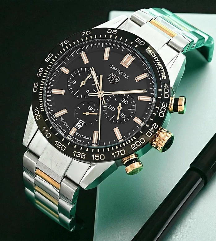 Tag Heuer Carrera Sport Black Chronograph Watch Pakistan