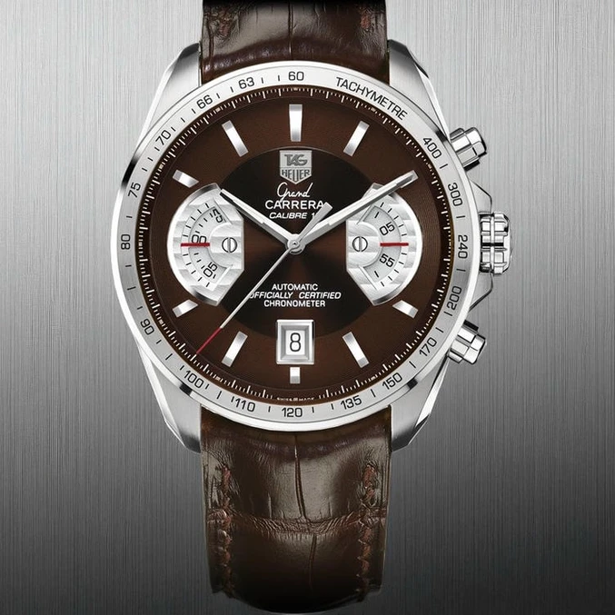 Tag Heuer Grand Carrera Cal 17 Brown Watch 1 Pakistan