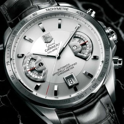 Tag Heuer Grand Carrera Calibre 17 White Dial Watch Pakistan