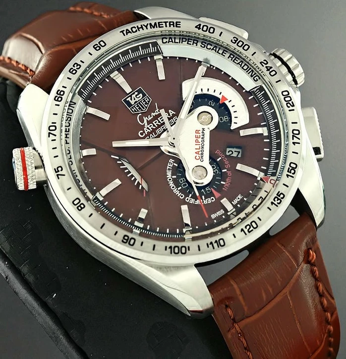 Tag Heuer Grand Carrera Calibre 36 Brown Dial Men Watch Pakistan