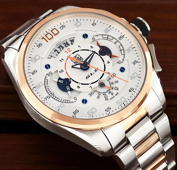 Tag Heuer Grand Carrera Mercedes Benz Sls Two Tone Watch003 Pakistan