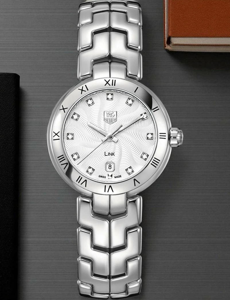 Tag Heuer Link Lady White Dial Watch 1 1 Pakistan