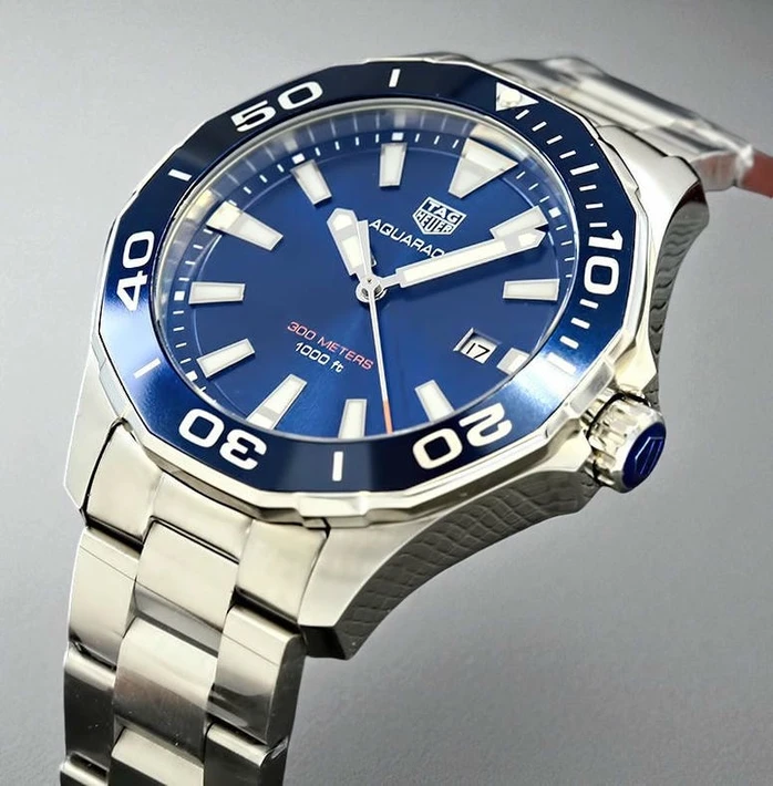 Tag Heuer Men S Aquaracer Stainless Steel Blue Dial Watch Pakistan