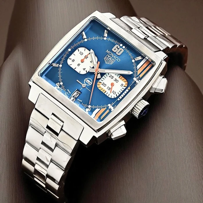 Tag Heuer Monaco Blue Dial Watche Pakistan