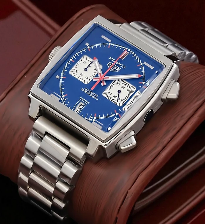 Tag Heuer Monaco Calibre 12 Blue Dial Watch Pakistan