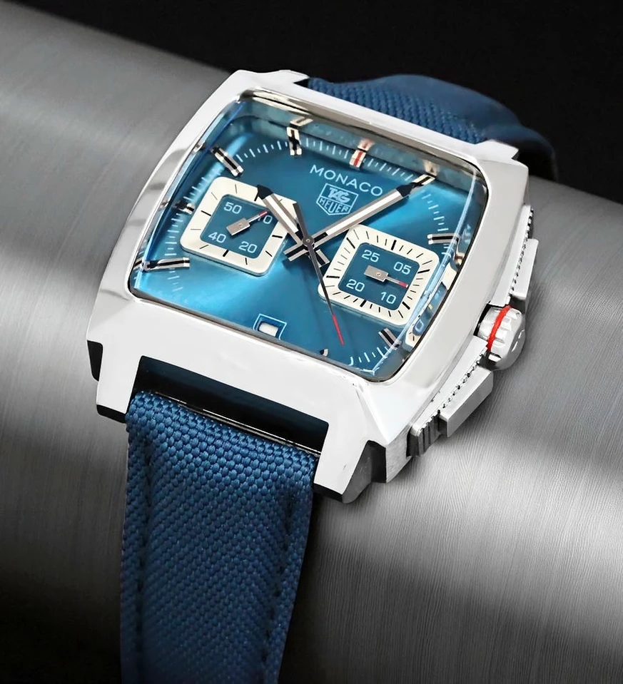 Tag Heuer Monaco Chronograph Blue Watch 1 Pakistan