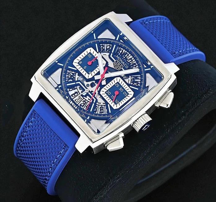 Tag Heuer Monaco Chronograph Blue Watch 2 Pakistan