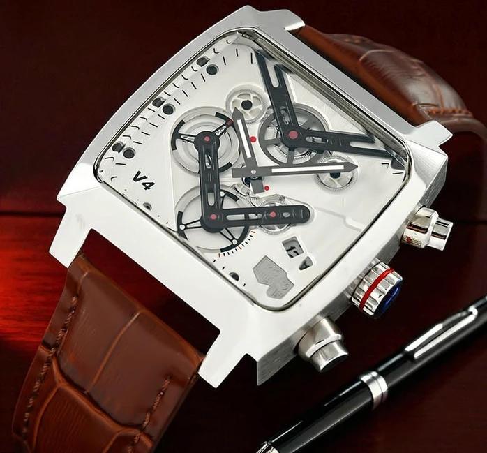 Tag Heuer Monaco V4 Watch 1 2 Pakistan