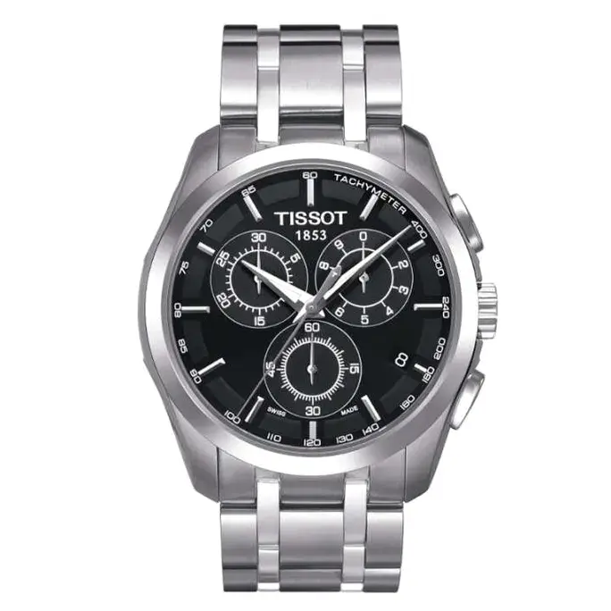 Buy Tissot Couturier Silver Stainless Steel Black Dial 2026 1783796638 Aa40b6d3