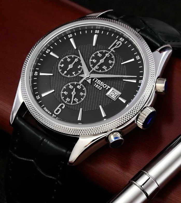 Tissot 1853 Black Dial Mens Watch Rsh Tis 12246 Pakistan