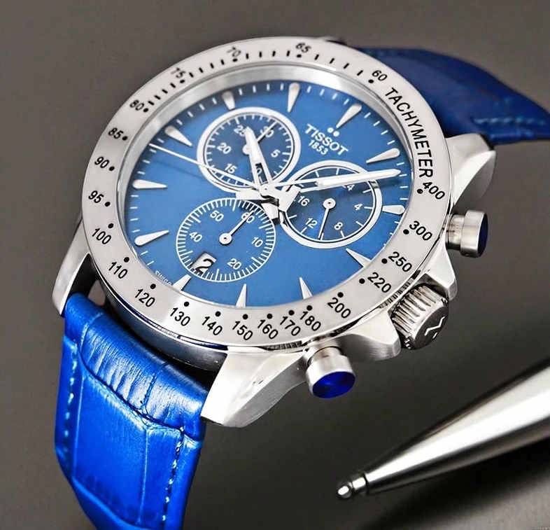 Tissot 1853 Blue Dial Blue Straps Men S Chronograph Watch Pakistan 1765832504 Dd46b220