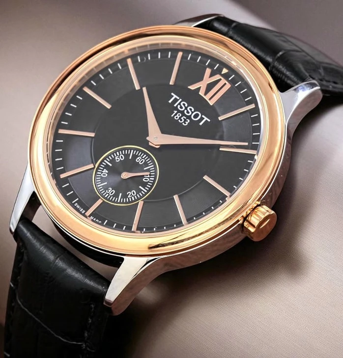 Tissot 1853 Classic Two Tone Black Dial Watch Pakistan 1765832510 58d4fe88