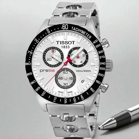Tissot 1853 Prs 516 Chronograph Chain Stainless Steel Watch Pakistan