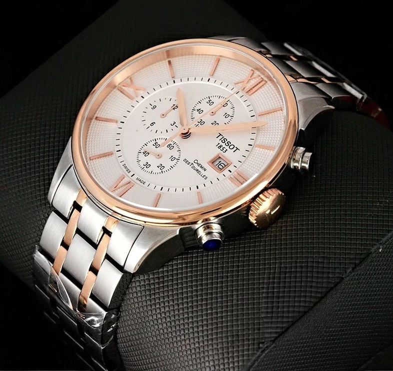 Tissot Chemin Des Tourelles Chronograph Two Tone Watch Pakistan 1765832524 Aa4b6a79