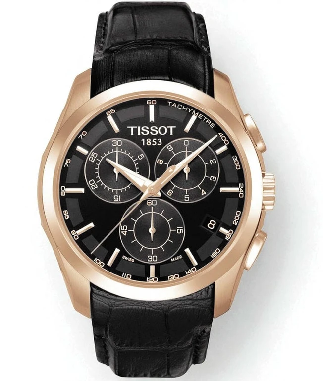 Tissot Couturier Chronograph Black Dial Watches 92 Pakistan 1765832531 B827a48d