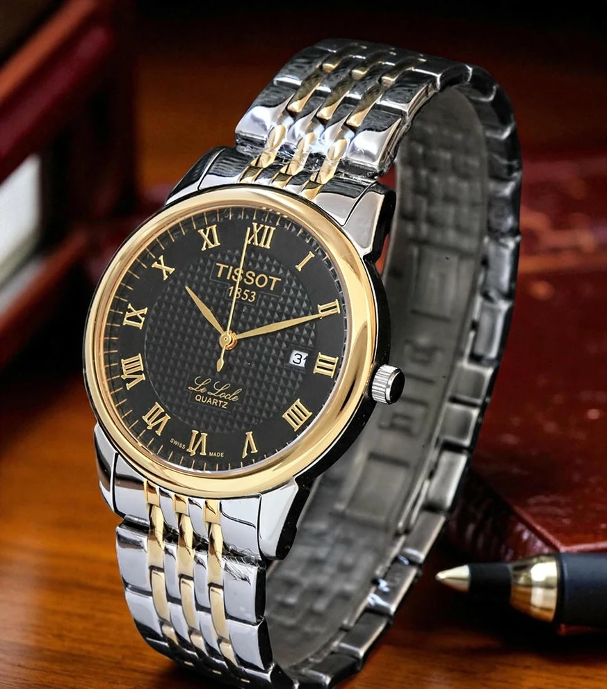 Tissot Le Locle Black Dial Two Tone Watch Pakistan 1765832535 9b125839