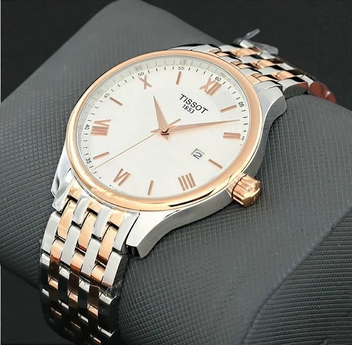 Tissot Men S Tradition Two Tone Made Watch Compressed Pakistan