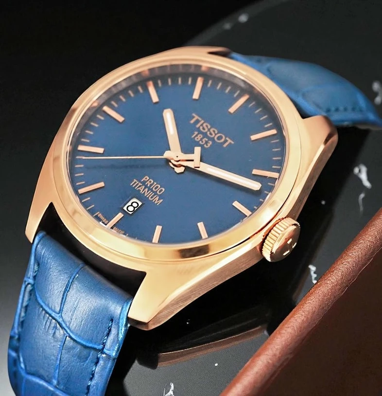 Tissot Pr 100 Titanium Blue Watch Pakistan
