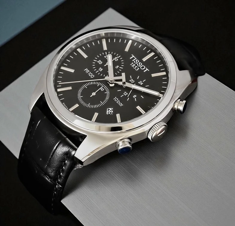 Tissot Pr100 Chronograph Black Dial Men S Watch Pakistan