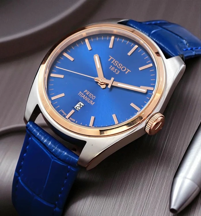 Tissot Pr100 Quartz Blue Dial Watch Pakistan