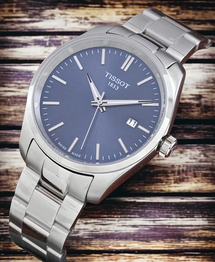 Tissot Prr 100 Quartz Mens Watch With A Blue Dial