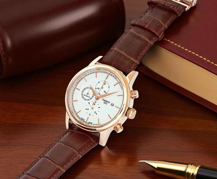 Tissot White Dial Chronograph Watch Pakistan