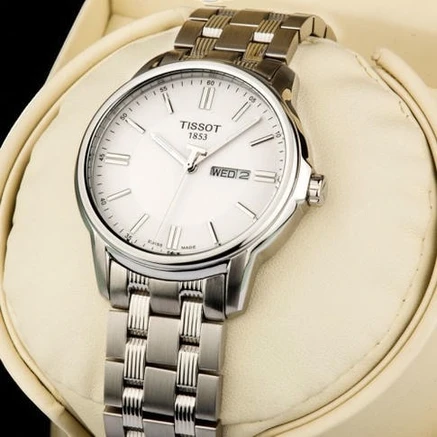 Tissot White Dial Watch Pakistan