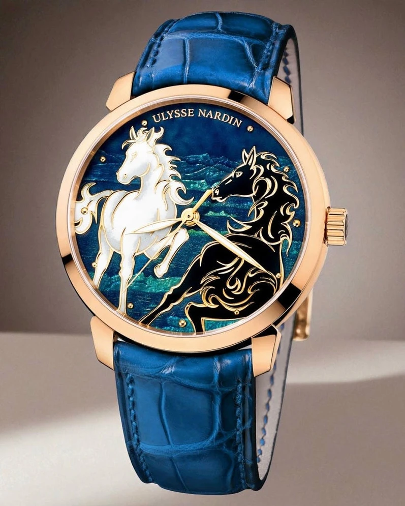 Ulysse Nardin Classico Horse Blue Watch Pakistan 1765832582 Eb87f172