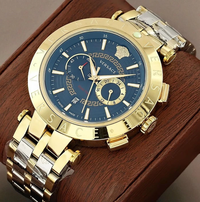 Versace Chronograph Blue Dial Watch Pakistan 1765832592 D593d1a6