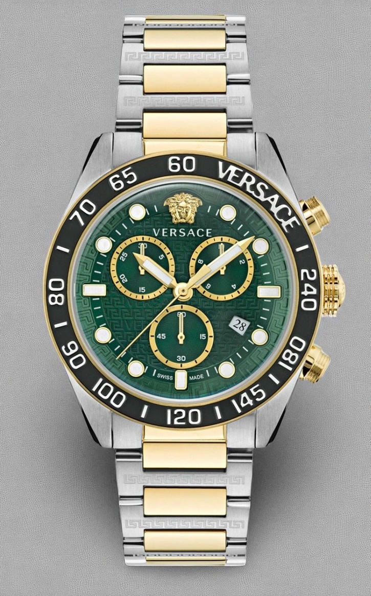 Versace Mens Greca Dome Chronograph Watch Pakistan 1765832594 Afa59083