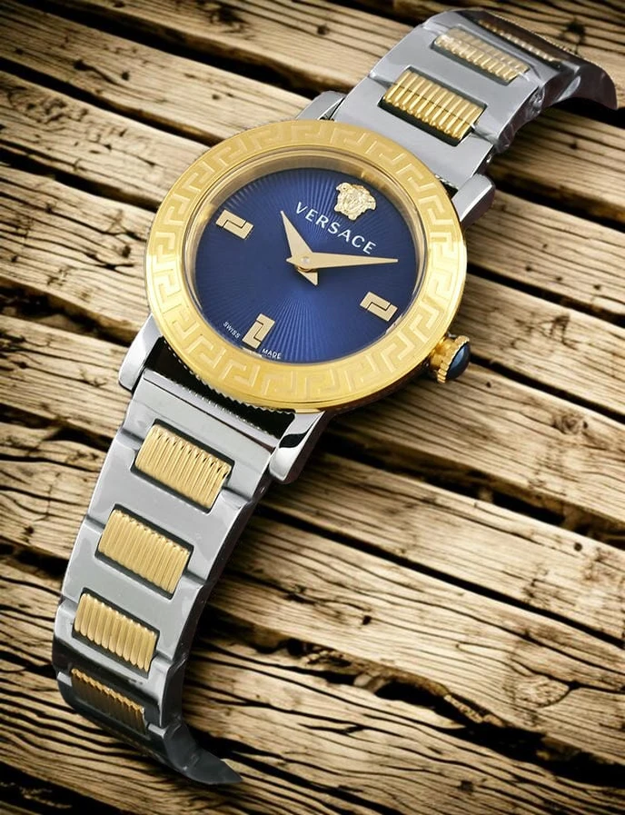 Versace Petit Two Tone Blue Dial Stainless Steel Quartz Ladies Watch Photoroom 1780998197 Ba3fe5b9