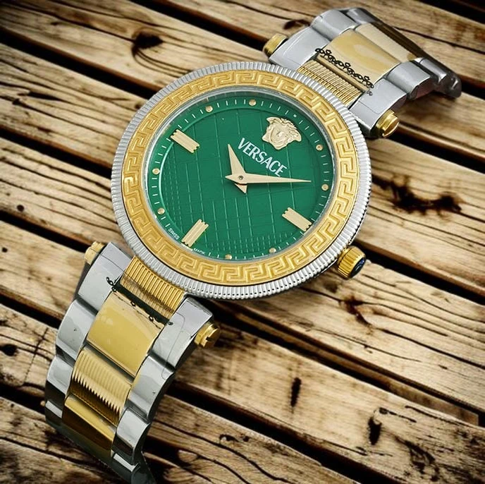 Versace Reve Two Tone Green Dial Stainless Steel Ladies Watch Photoroom 1780998198 007ea57d