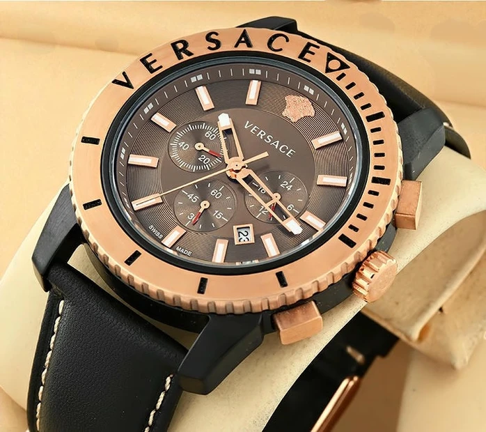 Versace V Chrono Brown Dial Watch556 Pakistan 1765832604 A2845816
