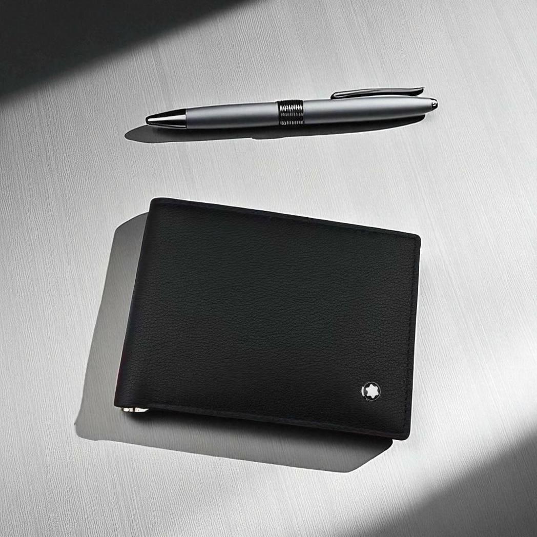 1 Montblanc Leather Wallet989a Pakistan